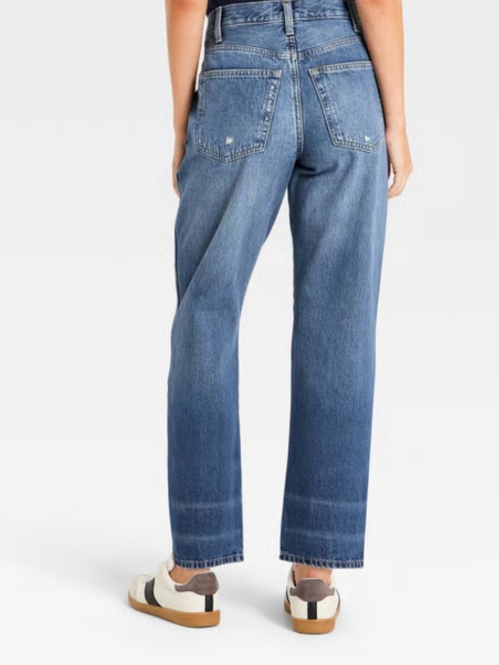 Women's Mid-Rise Boyfriend Jeans Universal Thread Vintage Medium Destroy size 2 - Picture 2 of 8